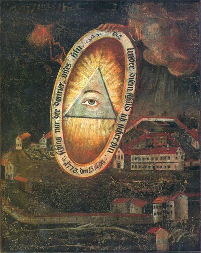 Abbazia di Baindt sotto la protezione della Santissima Trinità da Unknown